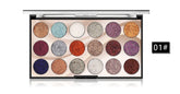 18 Color Sequins Glitter Powder Stage Eye Makeup Pearl Shadow Plate